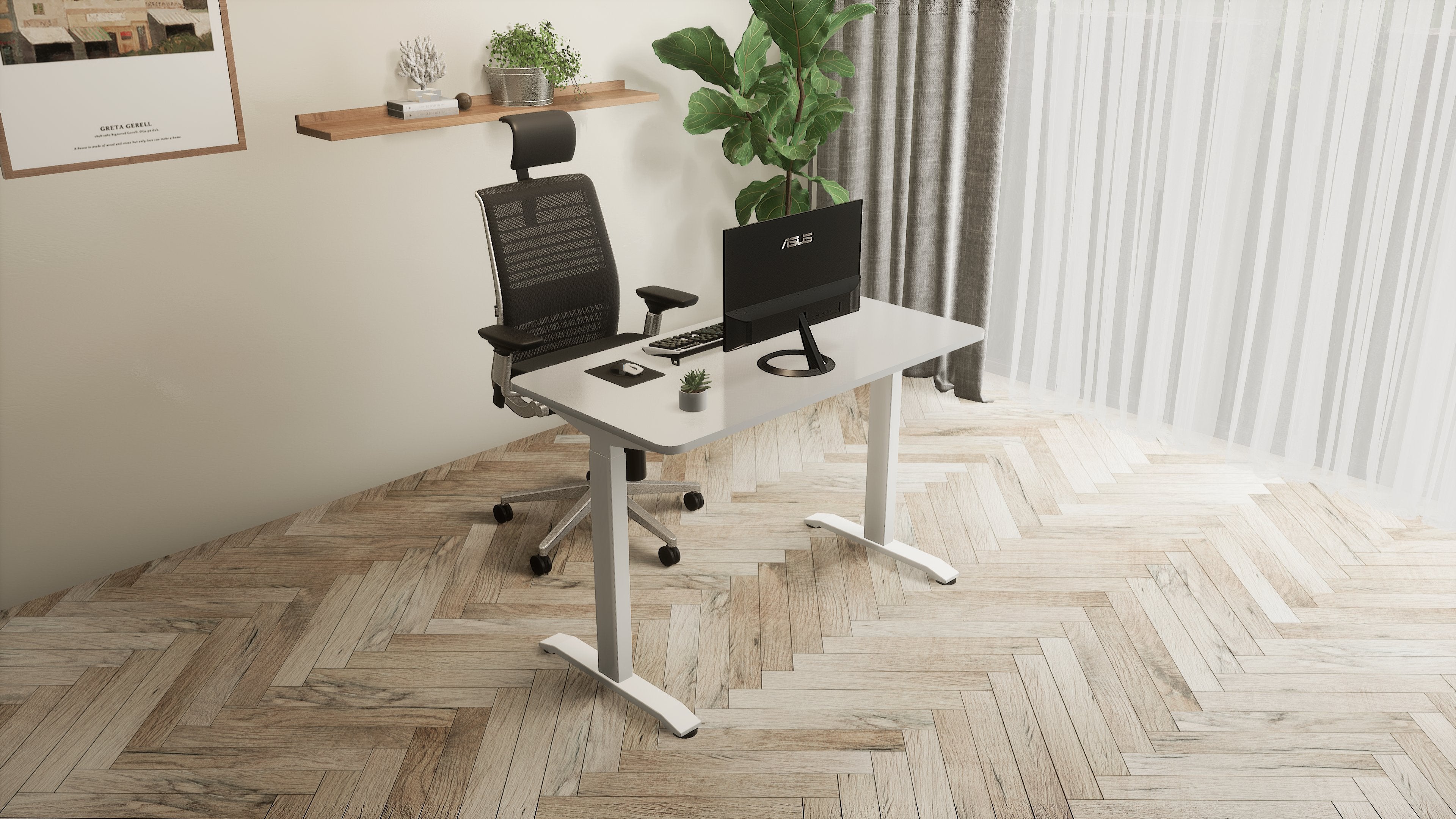 EAN 3760170880686 - Urban Factory EED25UF escritorio para ordenador Blanco imagen 11