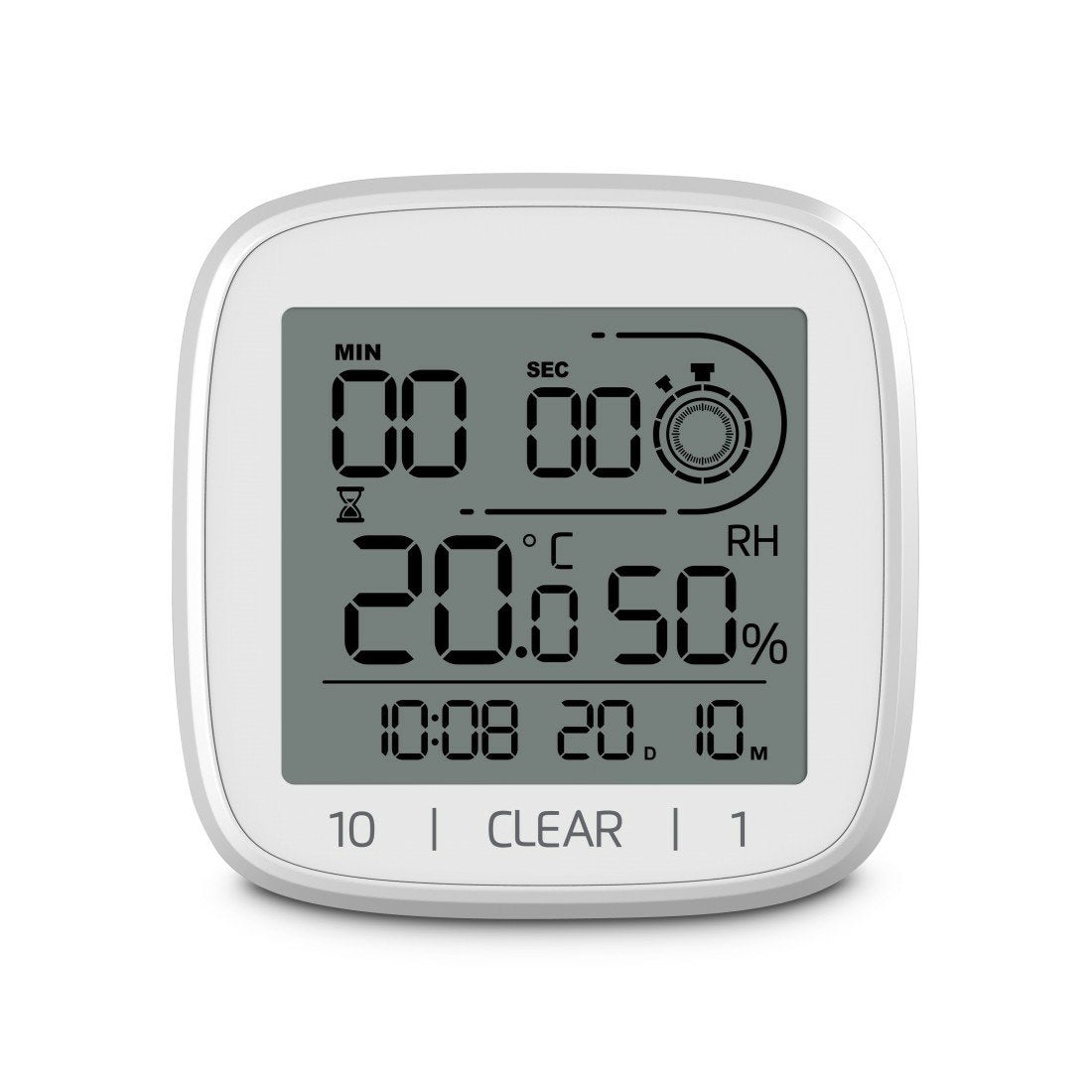 EAN 4047443519764 - Hama 00185893 reloj de mesa o pared Reloj digital Plaza Blanco imagen 1