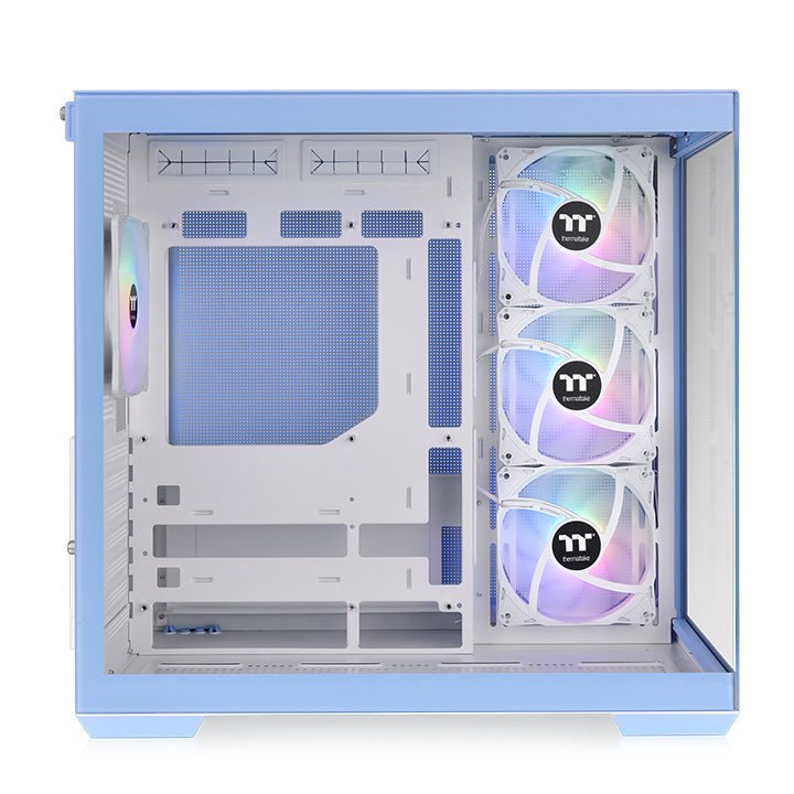Caja Pc Thermaltake View 380 Tg Argb, Azul Claro, Vidrio Templado X 2 Ca-1z2-00mfwn-00
