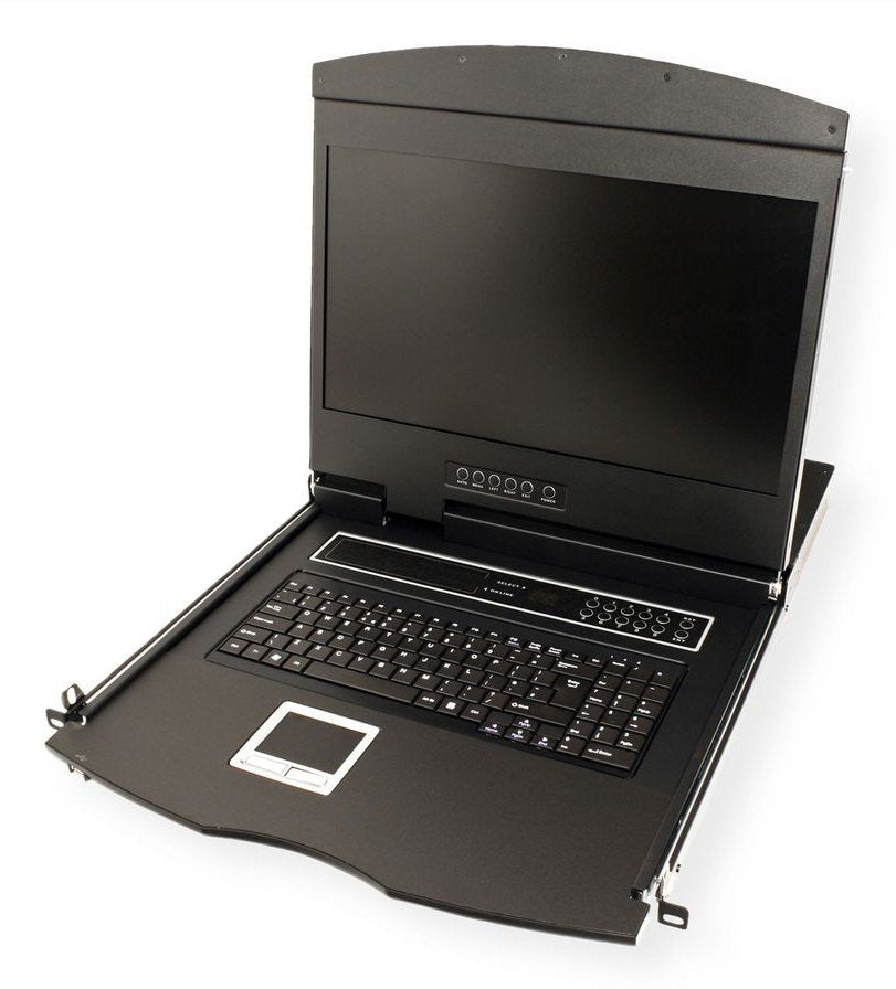 Value 19-Zoll-Kvm-Switch, 8-Port, 48 Cm (19") Tft (16:9), Vga, Usb, Uk-Layout