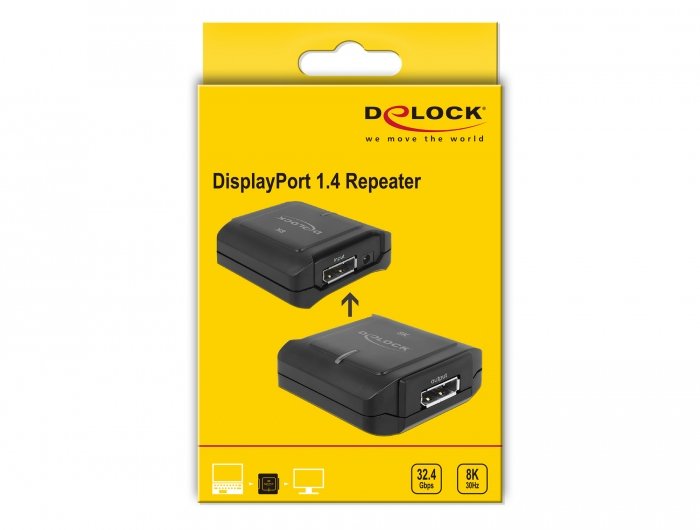 Repeater Repetidor Displayport 1.4 > Displayport 8k 30hz,