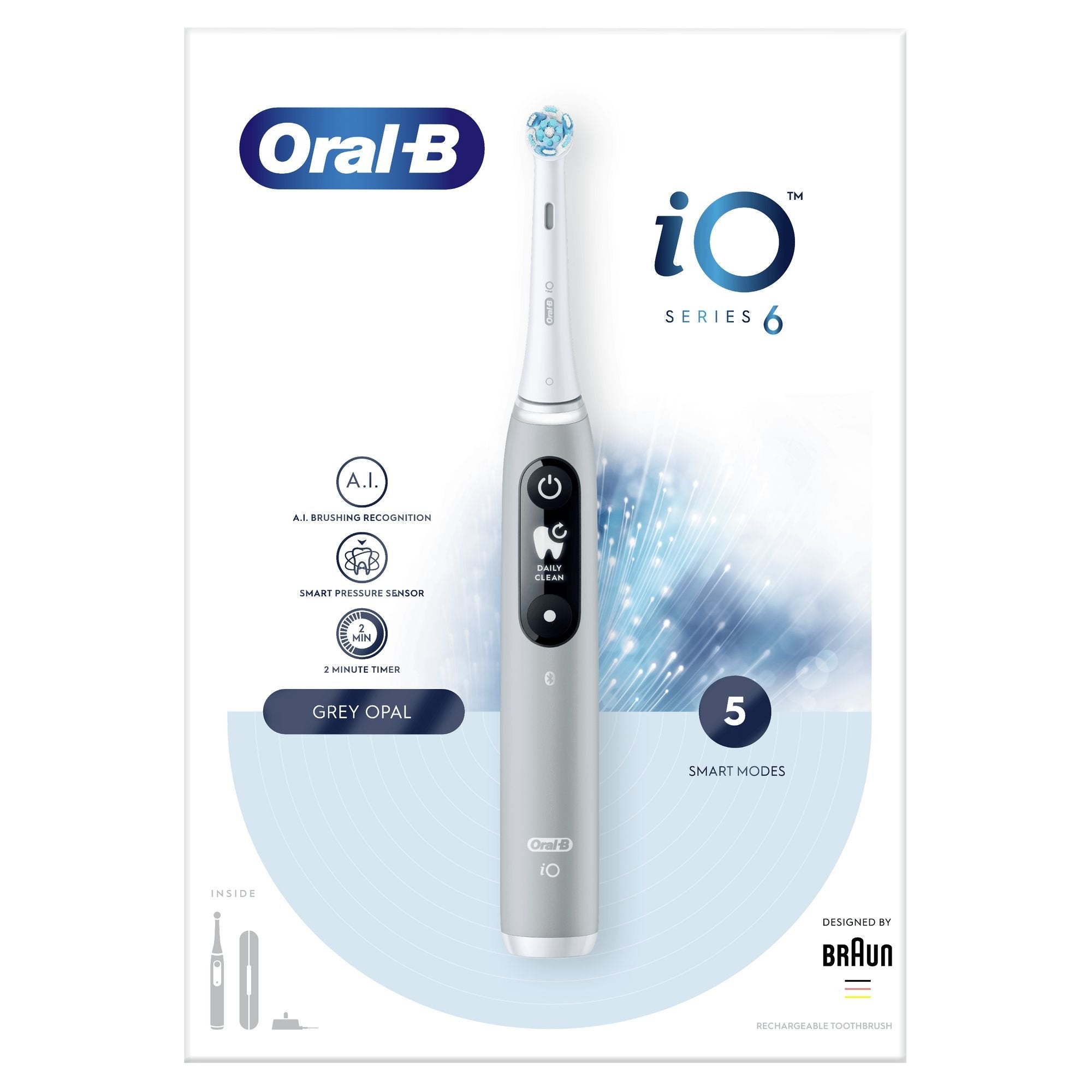 Oral-B Io 80351524 Cepillo Eléctrico Para Dientes Adulto Gris