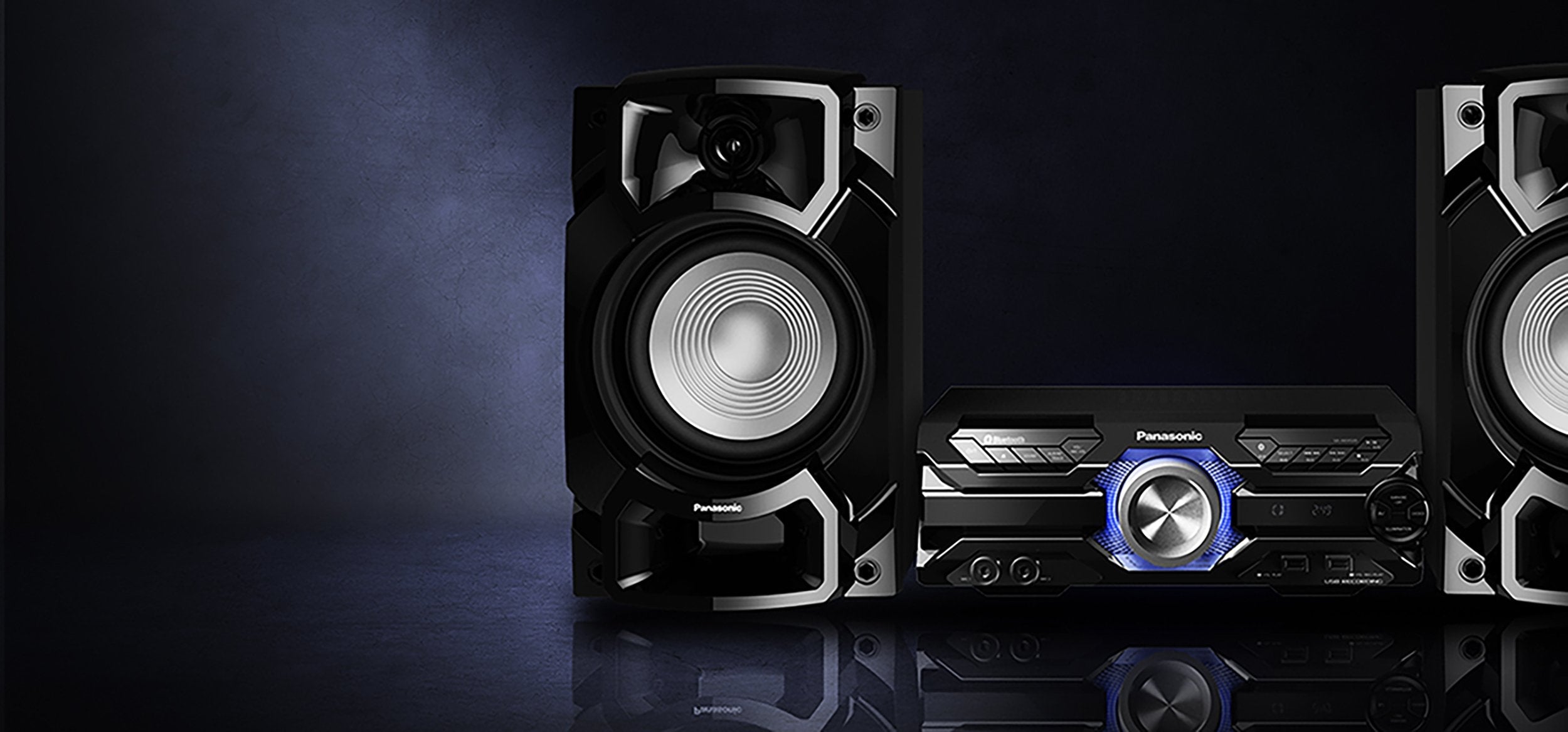 Mini Cadena De Música Panasonic Sc-Akx520 Para Uso Doméstico 650 W Negro