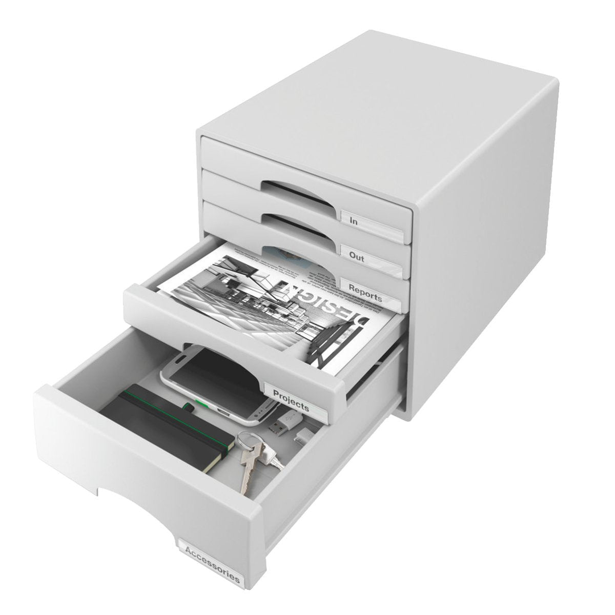 Leitz Schubladenbox 52110085 Din A4 28,7 X 36,3 X 27,0 Cm