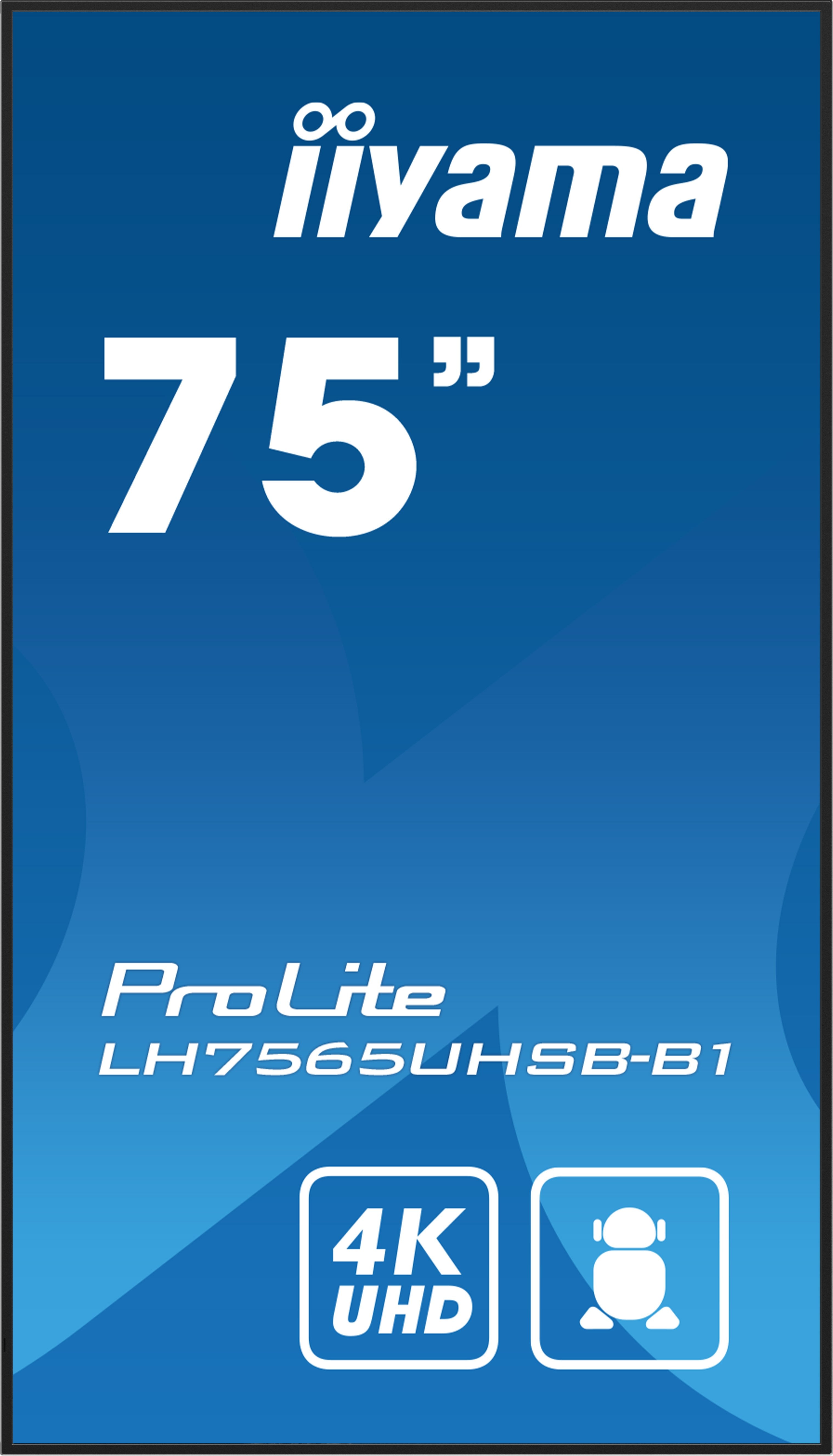 Monitor Public 75 Iiyama Lh7575uhs-B1ag Uhd