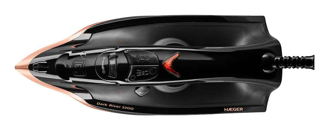 EAN 5608475032363 - Haeger SI-220.015A plancha Plancha a vapor Suela de acero inoxidable 2200 W Negro imagen 2