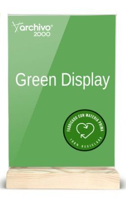 EAN 8429368001412 - Archivo 2000 15906M1 CS TP expositor para presentaciones Independiente Transparente, Madera imagen 1