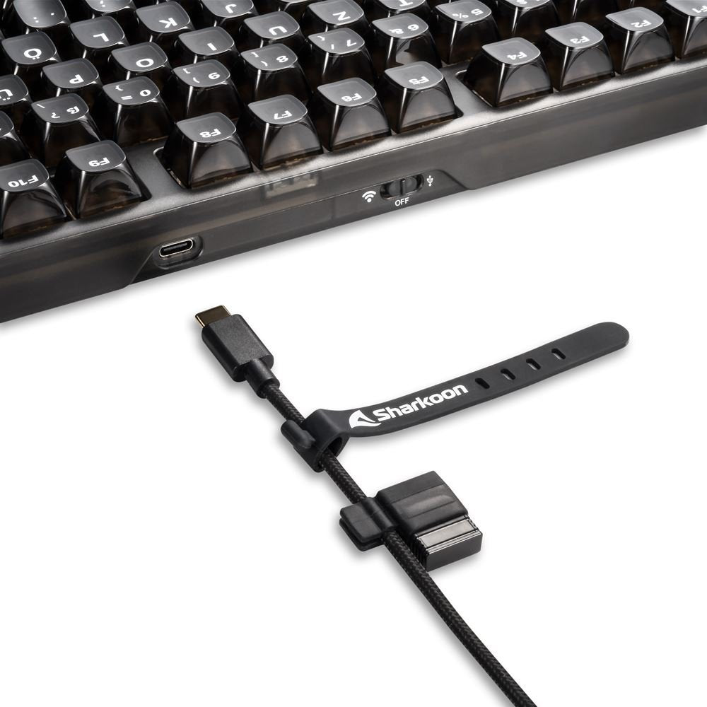 EAN 4044951040124 - Sharkoon SGK70W teclado Juego USB QWERTZ Alemán Negro imagen 6