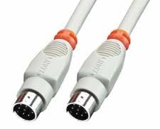 Lindy Cable Impresora Mac 8 Pines Mini-Din Macho Macho 2m