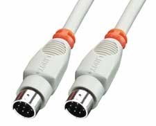 EAN 4002888315326 - Lindy 8 Pin Mini DIN Cable 2 m cable paralelo Gris imagen 1