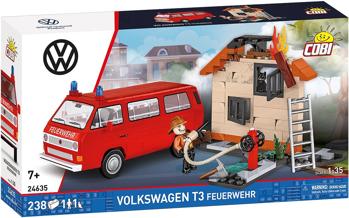 Cobi Volkswagen T3 Feuerwehr Cobi-24635