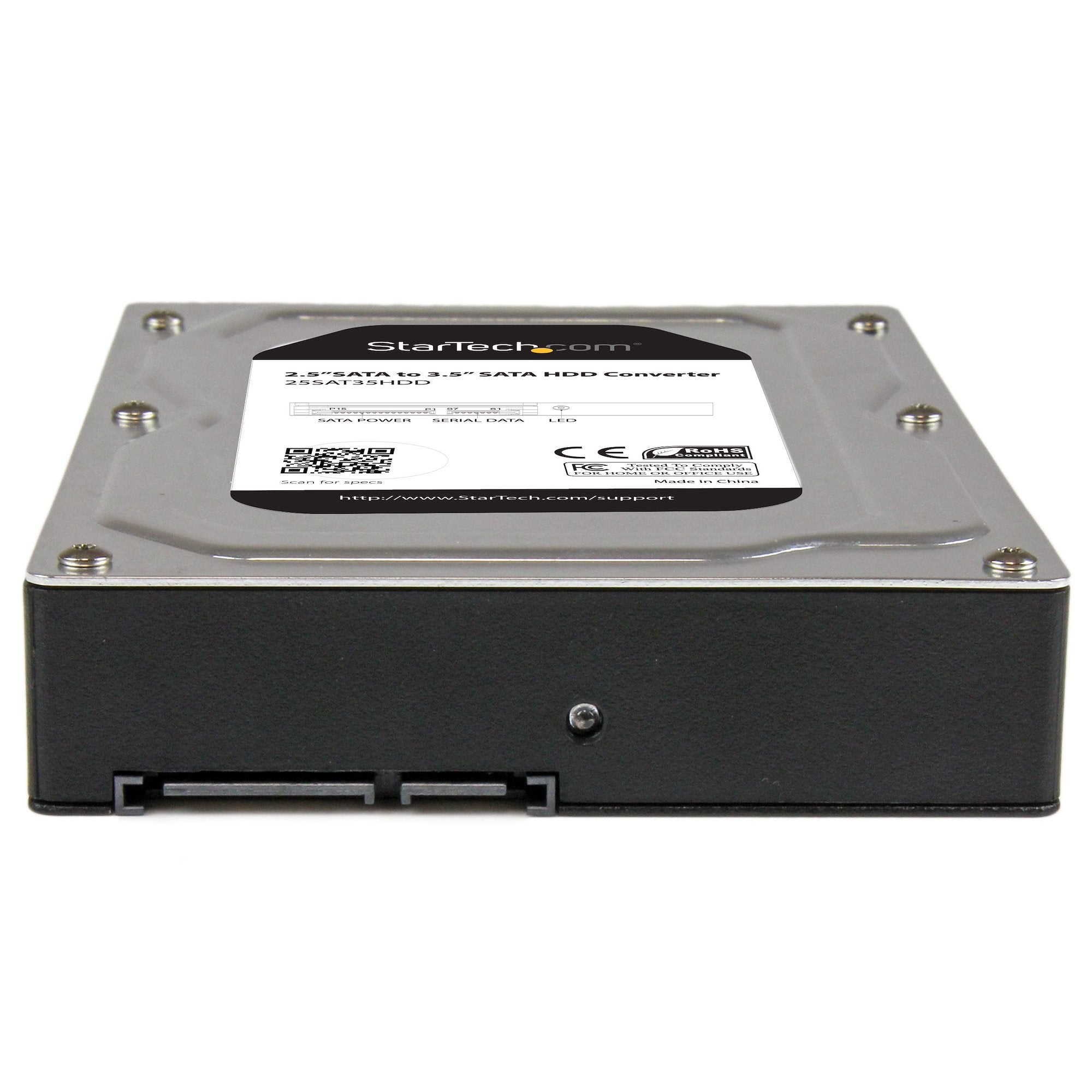 EAN 0065030854856 - StarTech.com 25SAT35HDD panel bahía disco duro 8,89 cm (3.5") Bandeja para disco duro Negro, Plata imagen 4