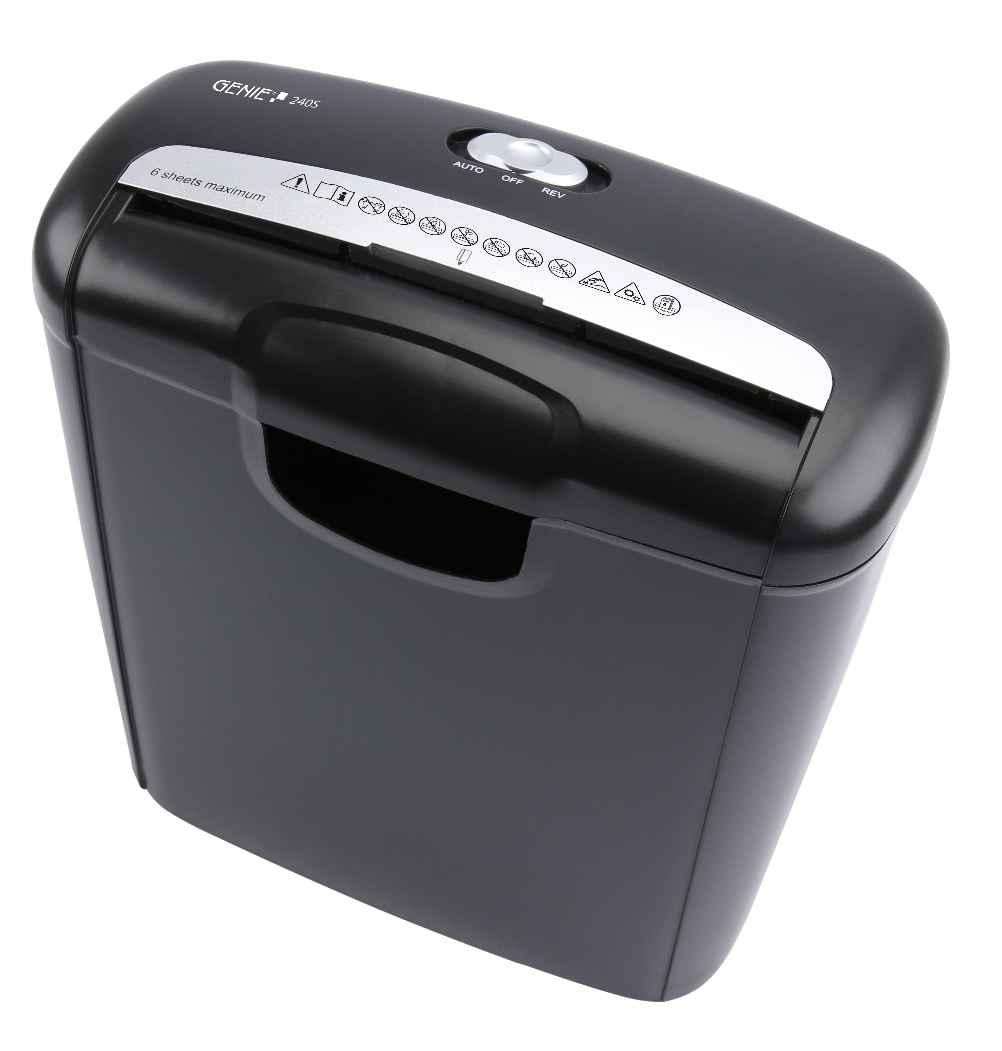 EAN 4015468124713 - Genie 240 S triturador de papel Corte en tiras 72 dB Negro imagen 1