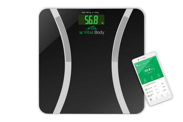 EAN 8590393260867 - Eta Vital Body Rectángulo Negro Báscula personal electrónica imagen 4