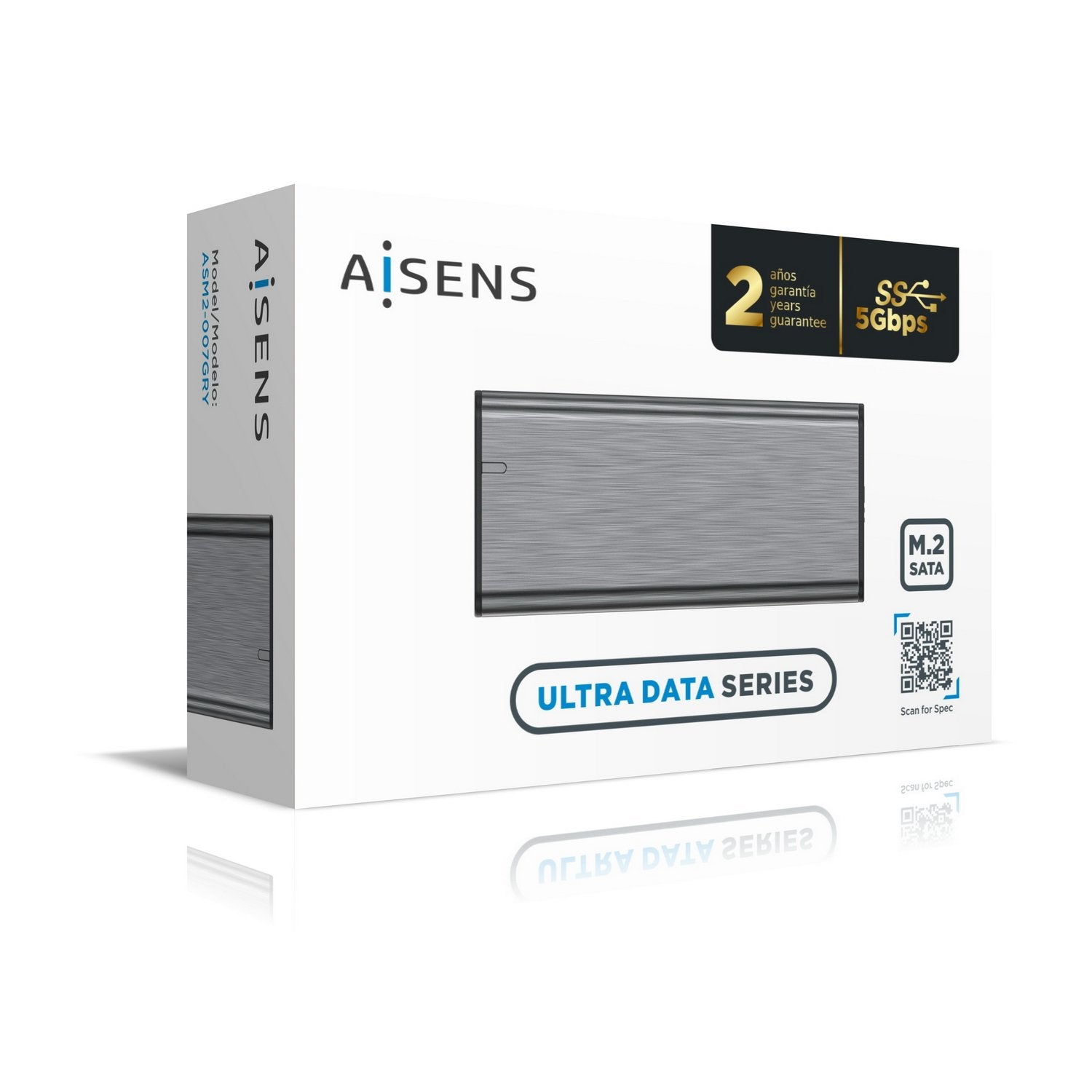 EAN 8436574704518 - AISENS ASM2-007GRY caja para disco duro externo Caja externa para unidad de estado sólido (SSD) imagen 5