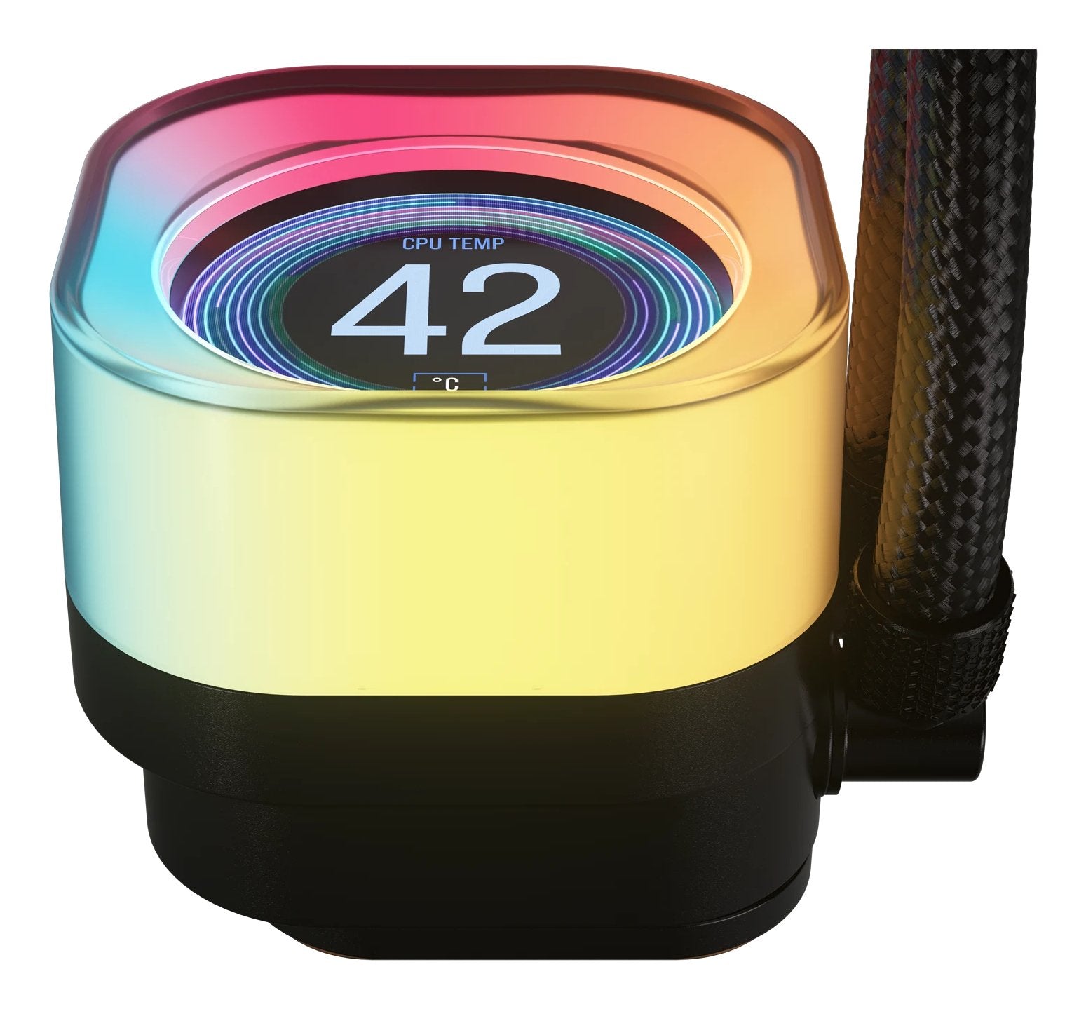 EAN 0840440482949 - Corsair iCUE LINK TITAN 240 RX LCD Procesador Refrigerador de aire 12 cm Negro 1 pieza(s) imagen 3