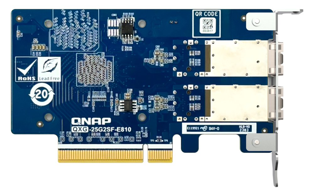 EAN 4711103084236 - QNAP QXG-25G2SF-E810 adaptador y tarjeta de red Interno Fibra 25000 Mbit/s imagen 4