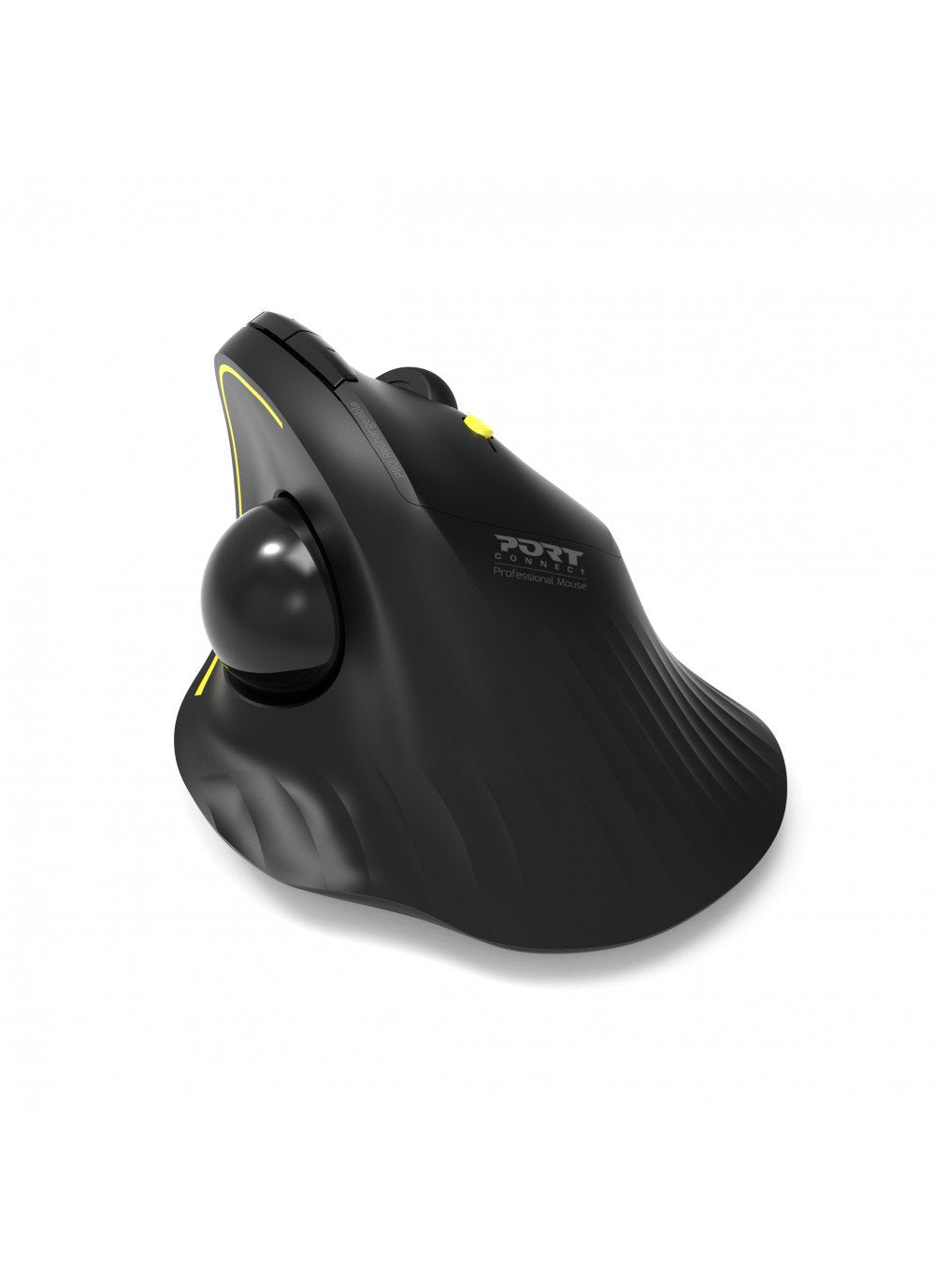Ratón Mano Derecha Port Designs Ergonomic Rechargeable Bt Trackball