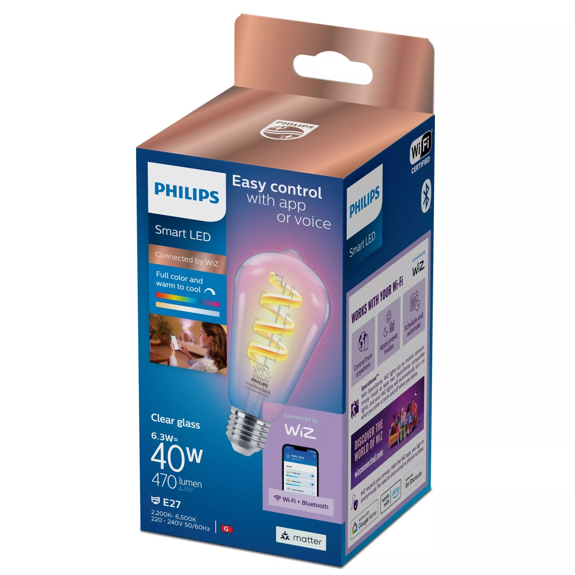 EAN 8720169165816 - Philips 8720169165816 iluminación inteligente Wi-Fi/Bluetooth 6,3 W imagen 2