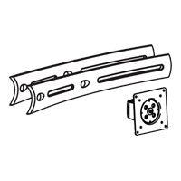 EAN 0698833008296 - Ergotron DS100 Crossbar Extender, Short Negro imagen 1