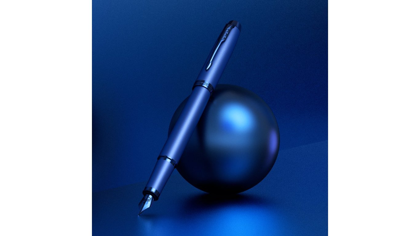 EAN 3026981729645 - Parker IM Monochrome pluma estilográfica Sistema de llenado integrado Azul 1 pieza(s) imagen 10