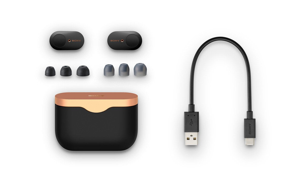 Sony Wf-1000xm3 Negro Auriculares Inalámbricos De Botón In-Ear Bluetooth Noise Cancelling Con Estuche Batería