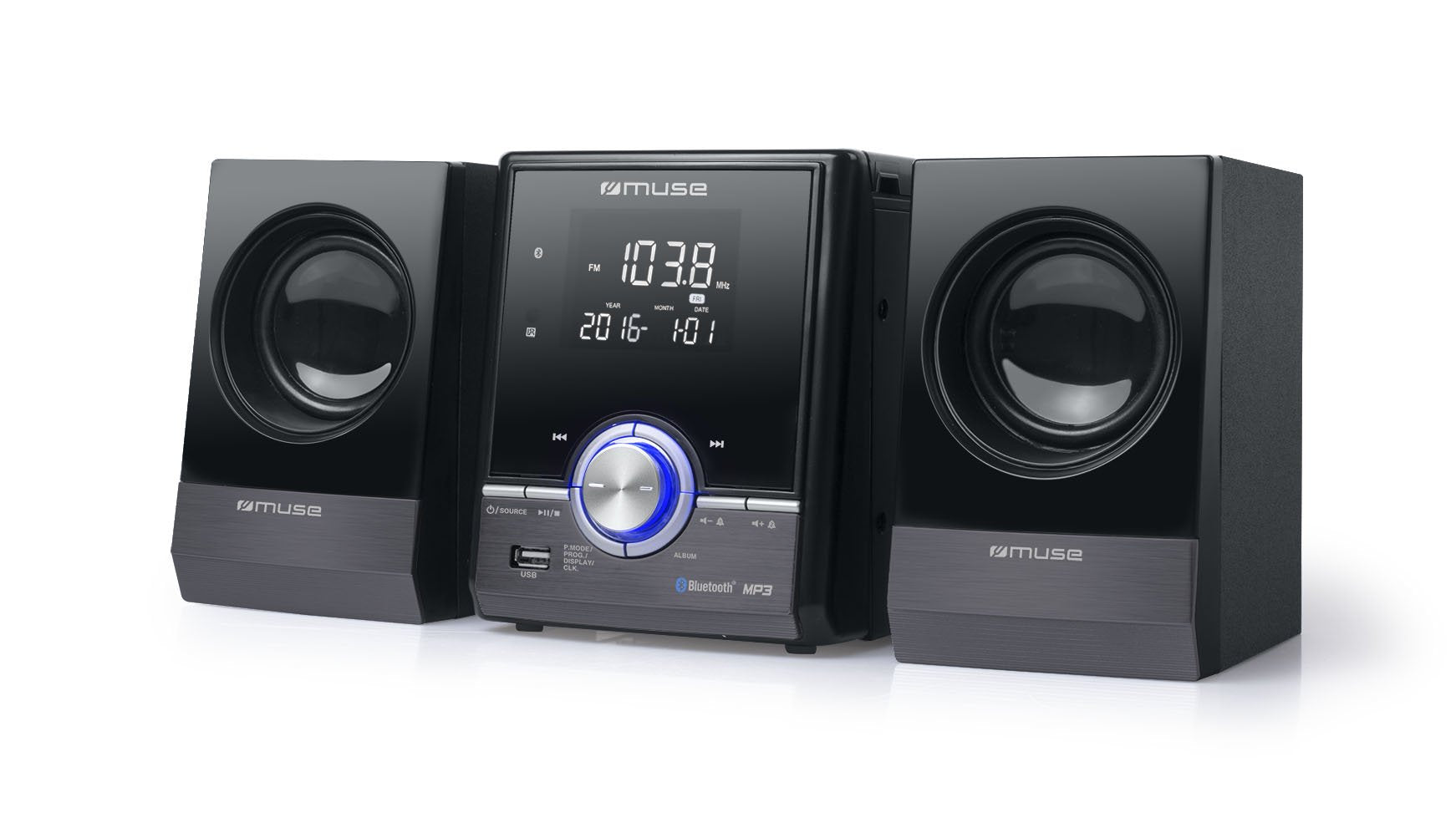 EAN 3700460205010 - Muse M-38 BT Microcadena de música para uso doméstico 10 W Negro imagen 1