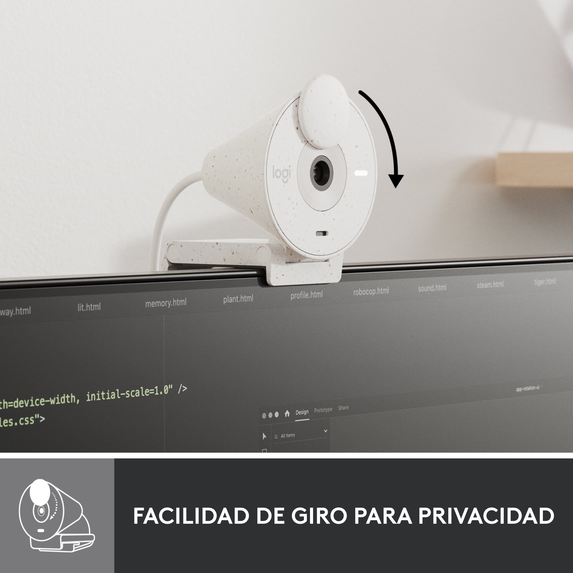 EAN 5099206104945 - Logitech 960-001442 cámara web 2 MP 1920 x 1080 Pixeles USB-C Blanco imagen 10