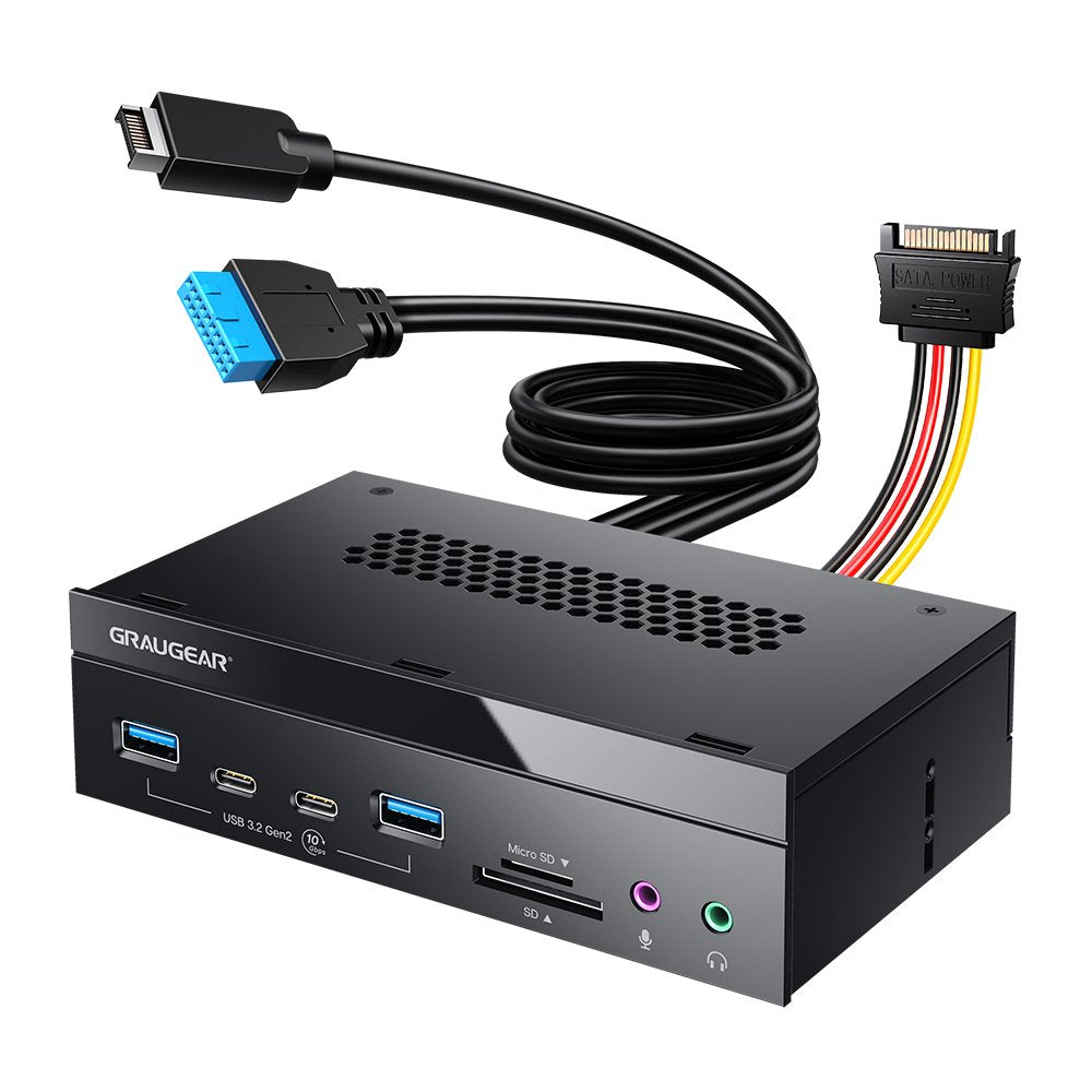 EAN 4260746551136 - GRAUGEAR G-MP03CR-AU hub de interfaz 10000 Mbit/s imagen 1