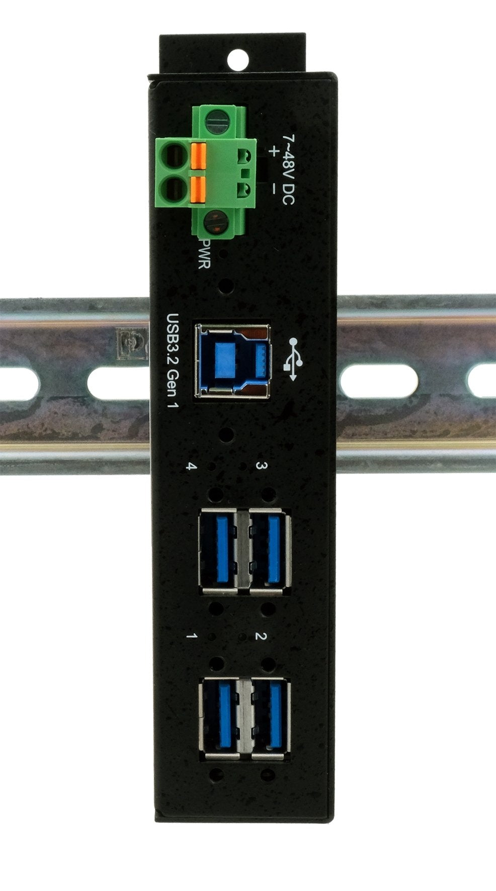 EAN 4718359118524 - EXSYS EX-1185HMVS-2 hub de interfaz USB 3.2 Gen 1 (3.1 Gen 1) Type-B 5000 Mbit/s Negro imagen 2