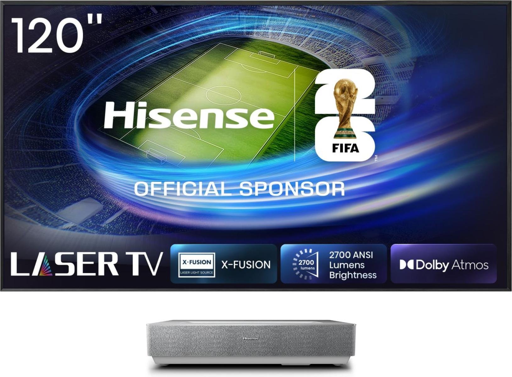 EAN 6942351409511 - Hisense 120L5ND proyector de TV Proyector de alcance ultracorto 2700 lúmenes ANSI DLP UHD 4K (3840x2160) imagen 1