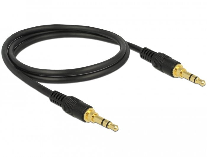 Delock 85547 Cable De Audio 1 M 3,5mm Negro