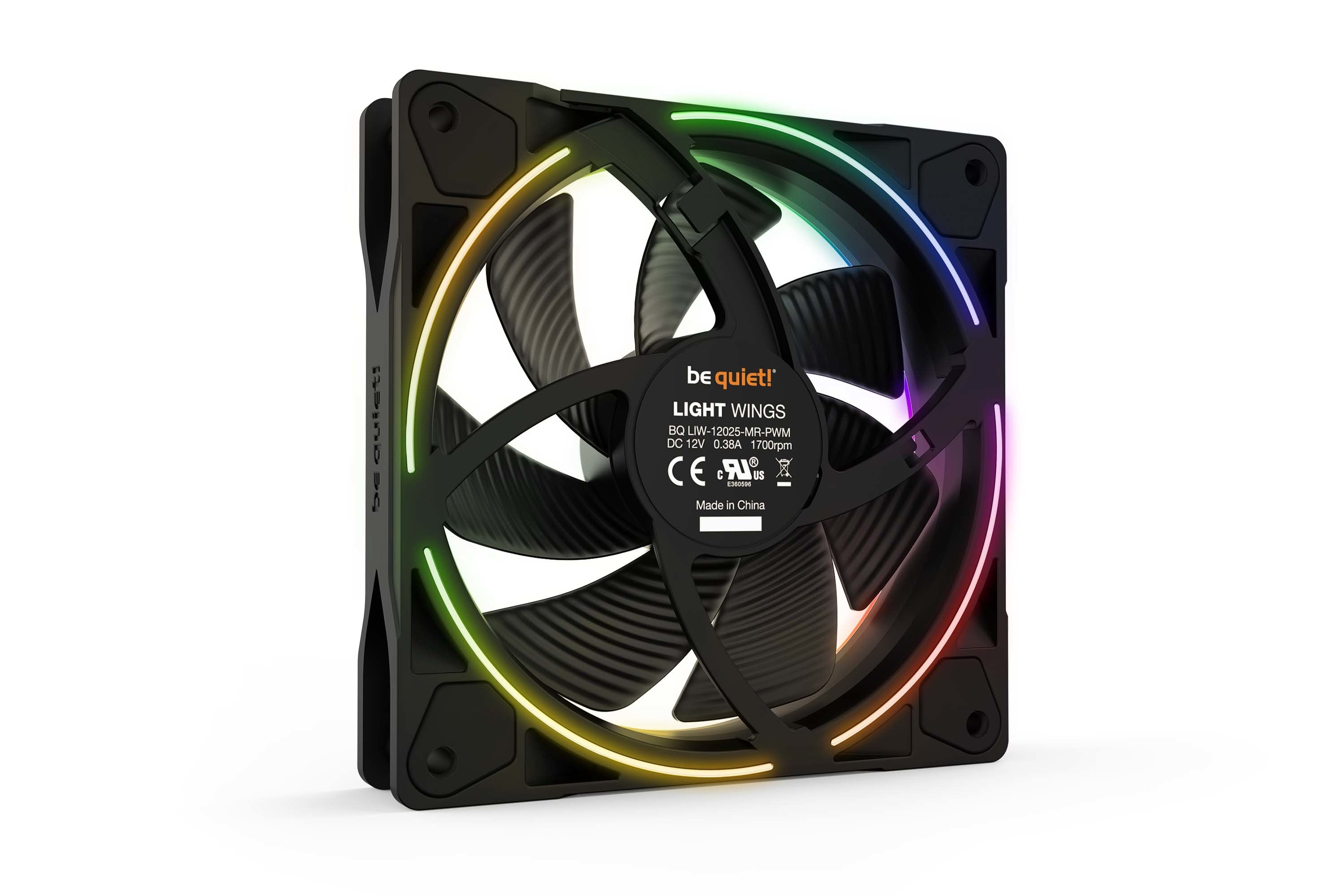 Ventilador 120x120 Bequiet Light Wings Pack 3ud