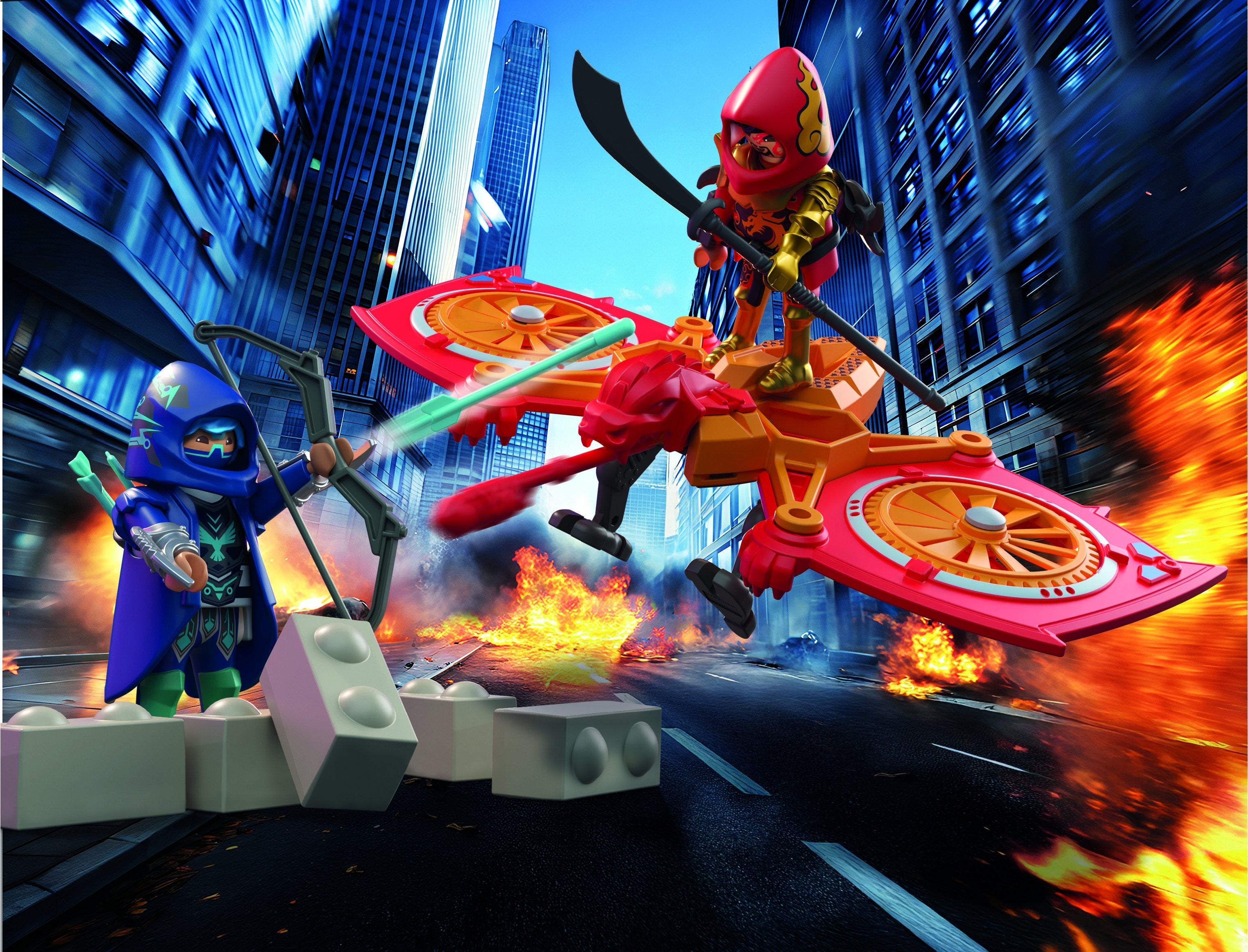 Playmobil 71833 Heroes: Helden-Drohne Gegen Bösen Ninja 71833