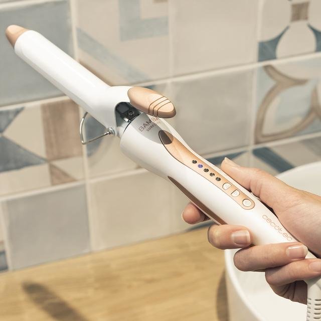 Rizador Para El Pelo Cecotec Bamba Surfcare Curly Blanco