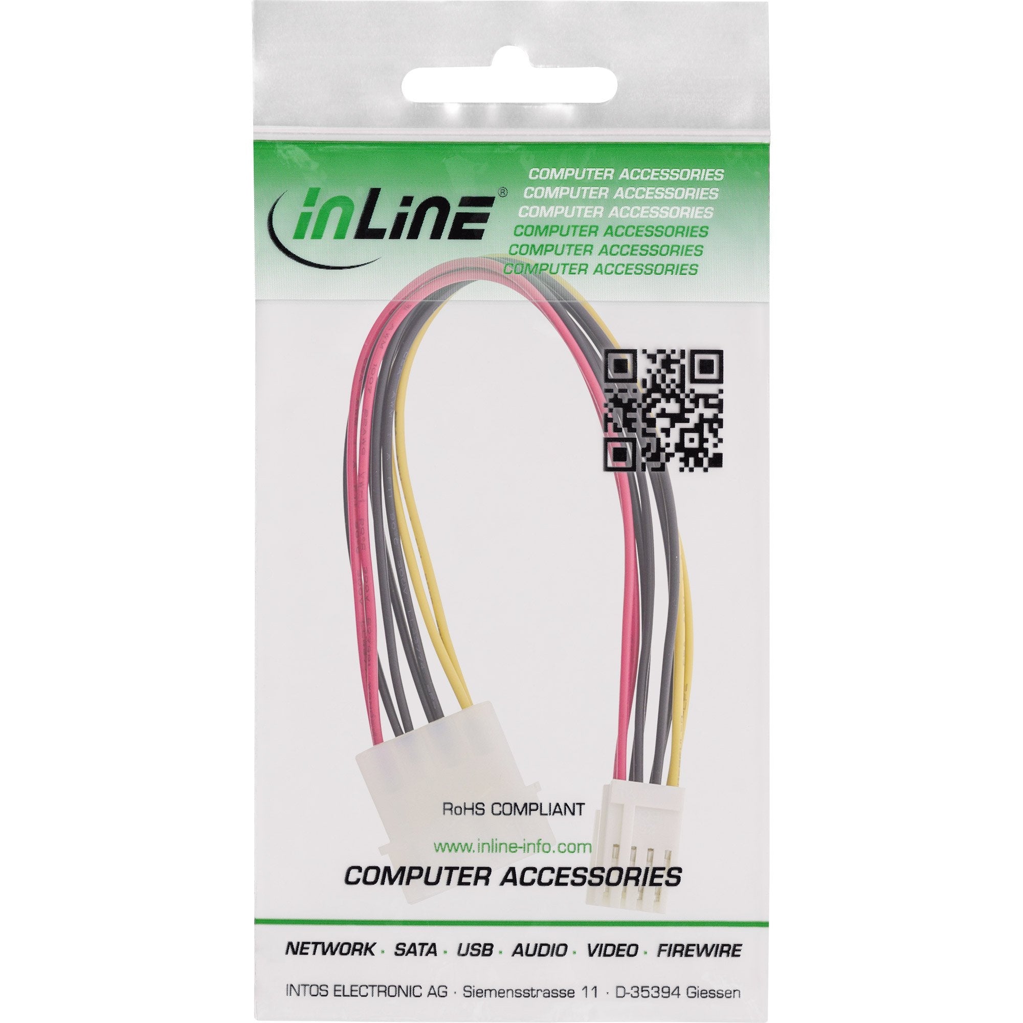EAN 4043718003686 - InLine 26950 cable de alimentación interna 0,3 m imagen 2