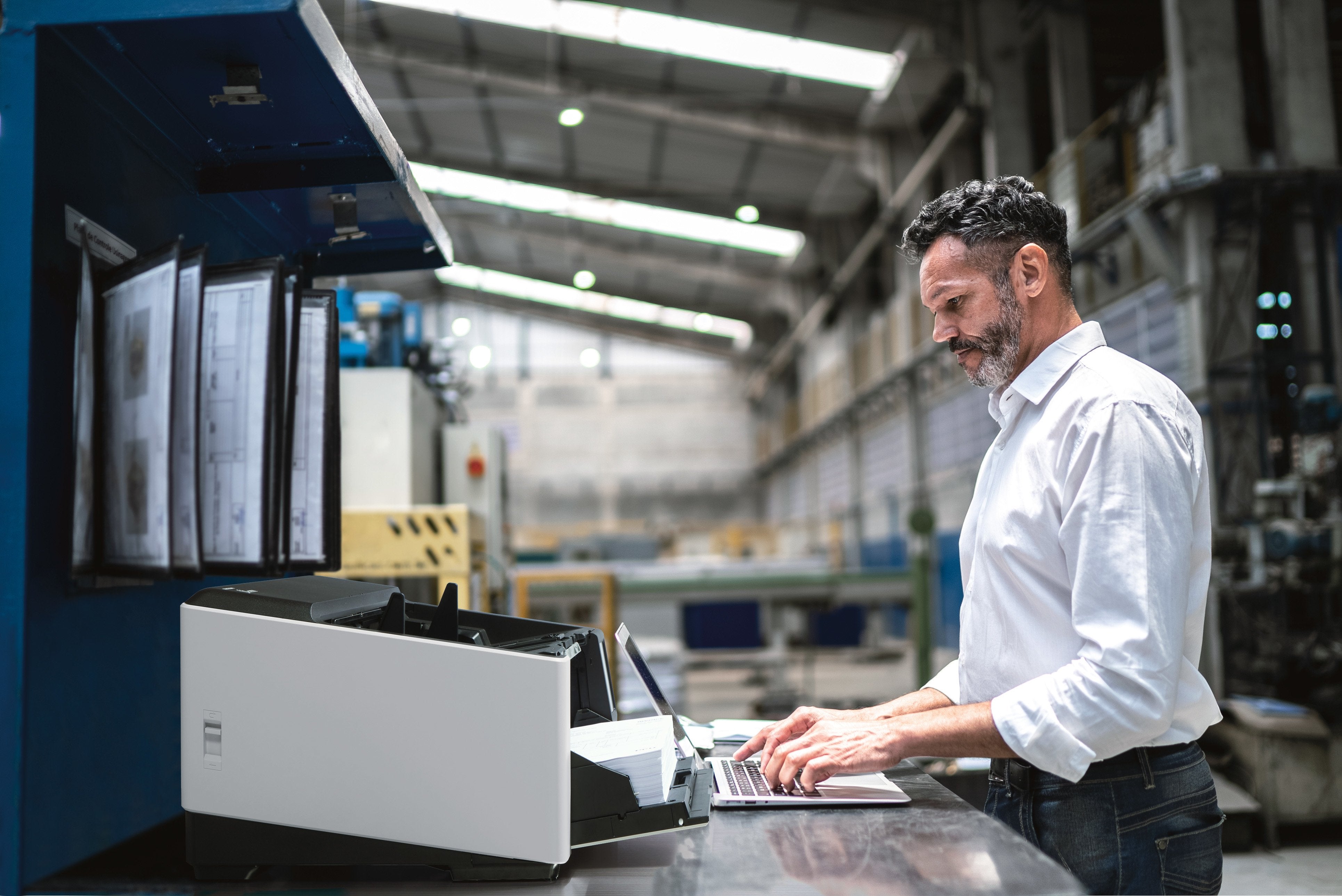 Ricoh Fi-8950 Escáner Con Alimentador Automático De Documentos (Adf) 600 X 600 Dpi A3 Negro, Gris