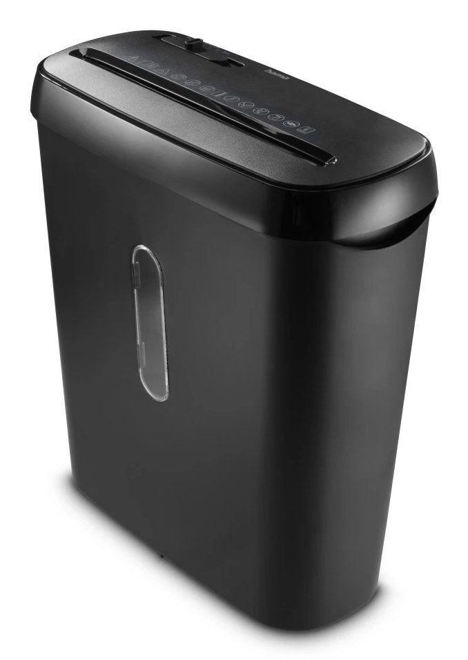 Destructora De Papel Hama Classic S61 8l Capacidad Corte De 7 Hojas Color Negro