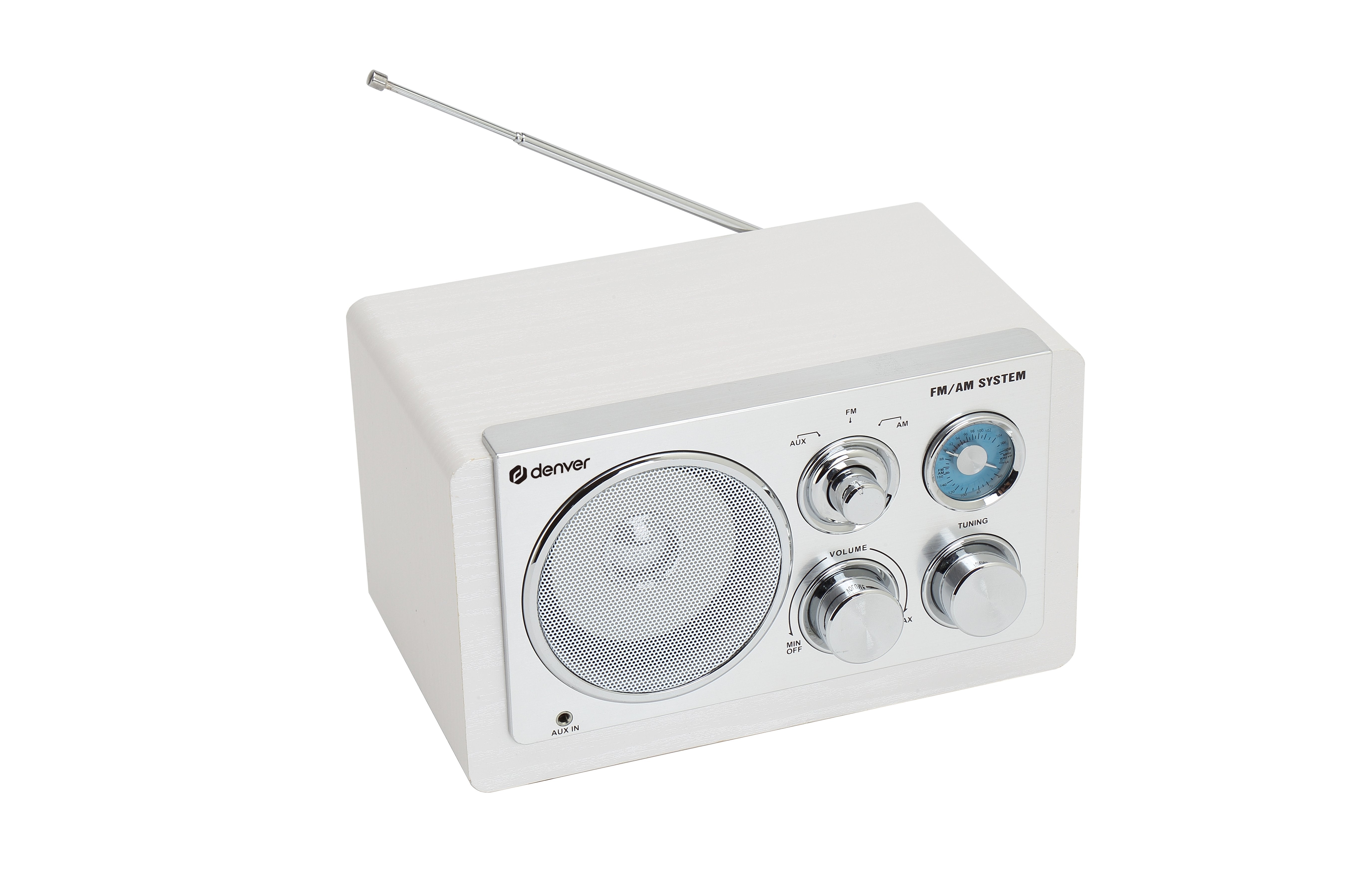 EAN 5706751076480 - Denver TR-63W radio Analógica Blanco imagen 2