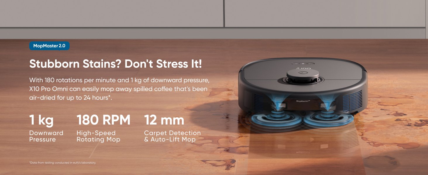 Robot De Limpieza Con Estación De Vaciado Automático Eufy X10 Pro Omni
