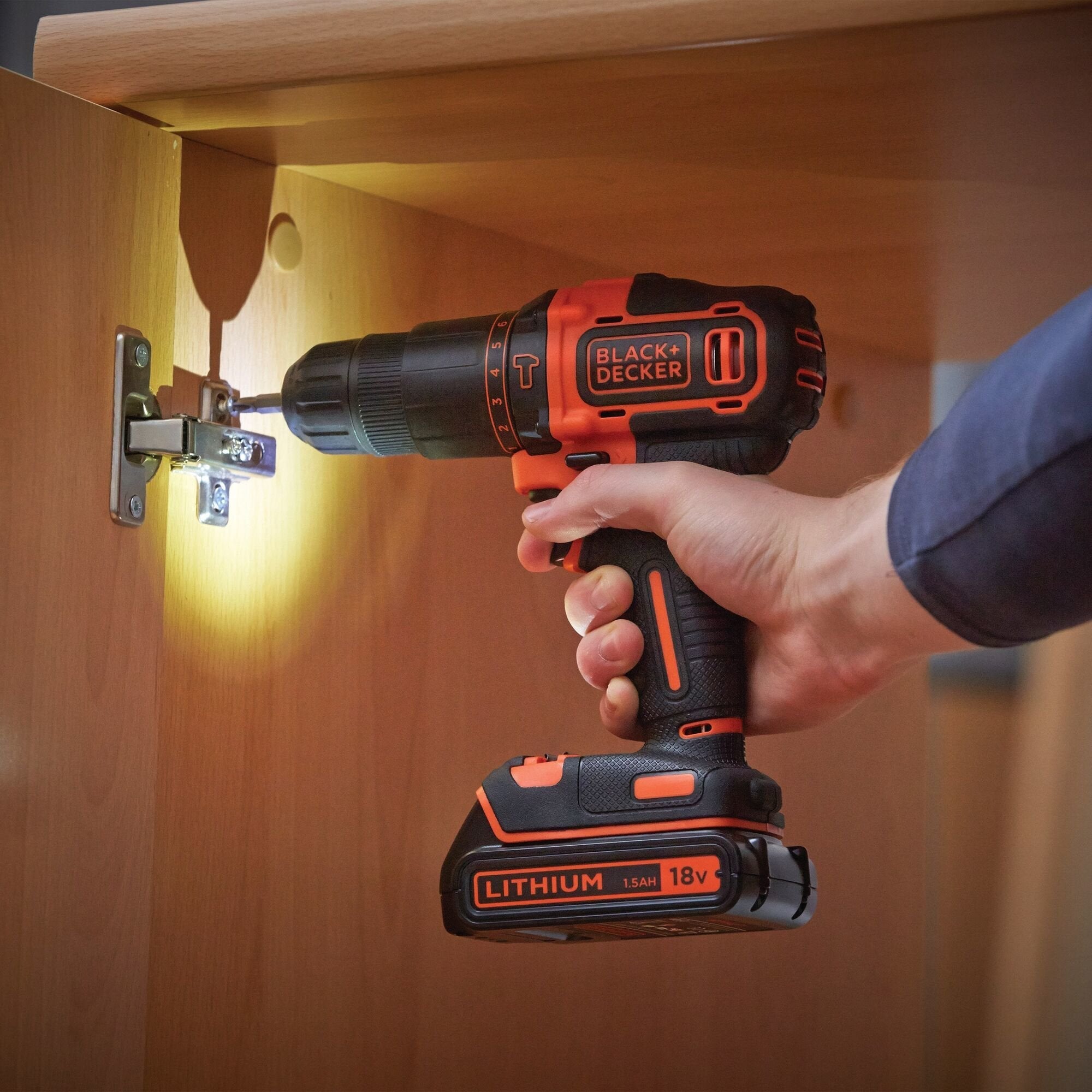 Black & Decker Bdchd18k 1400 Rpm Negro, Naranja