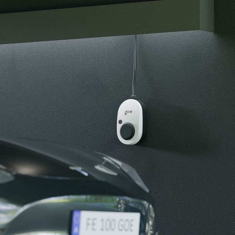 Go-E Charger Gemini, 11 Kw (16a Trifásico), Caja De Pared (Blanco/Negro, Sin Cable) Ch-04-11-51