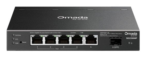 Switch Poe Omada Access 6-Puertos Gigabit Y 4 Puertos Poe