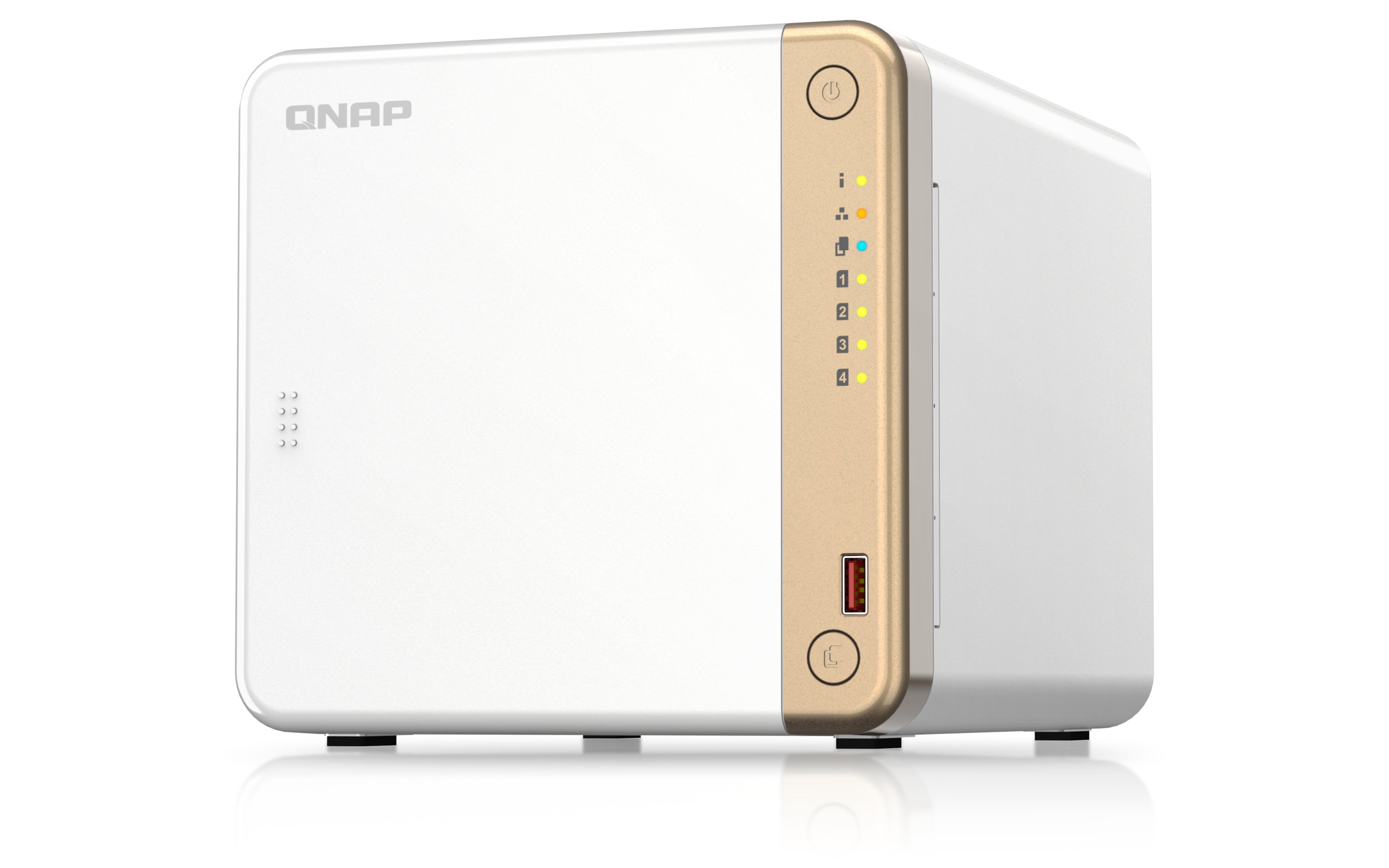 EAN 4711103080030 - QNAP TS-462-4G servidor de almacenamiento NAS Torre Intel® Celeron® N4505 4 GB DDR4 0 TB QNAP QTS Blanco imagen 8