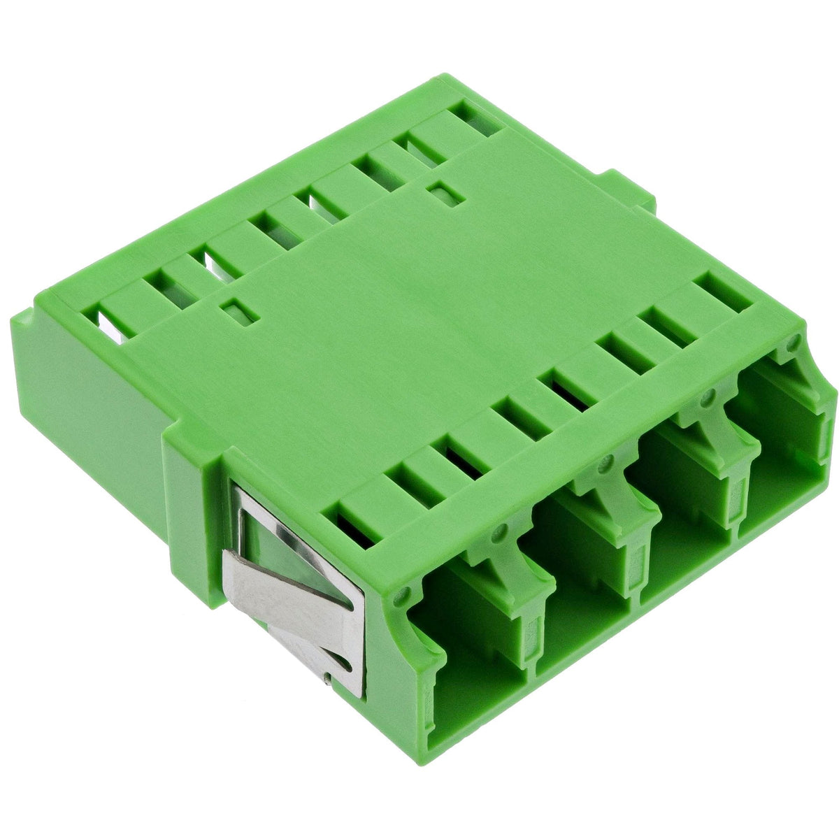 Inline® Fibre Optic Coupler, Quad Lc/Lc, Singlemode, Green, Ceramic Sleeve