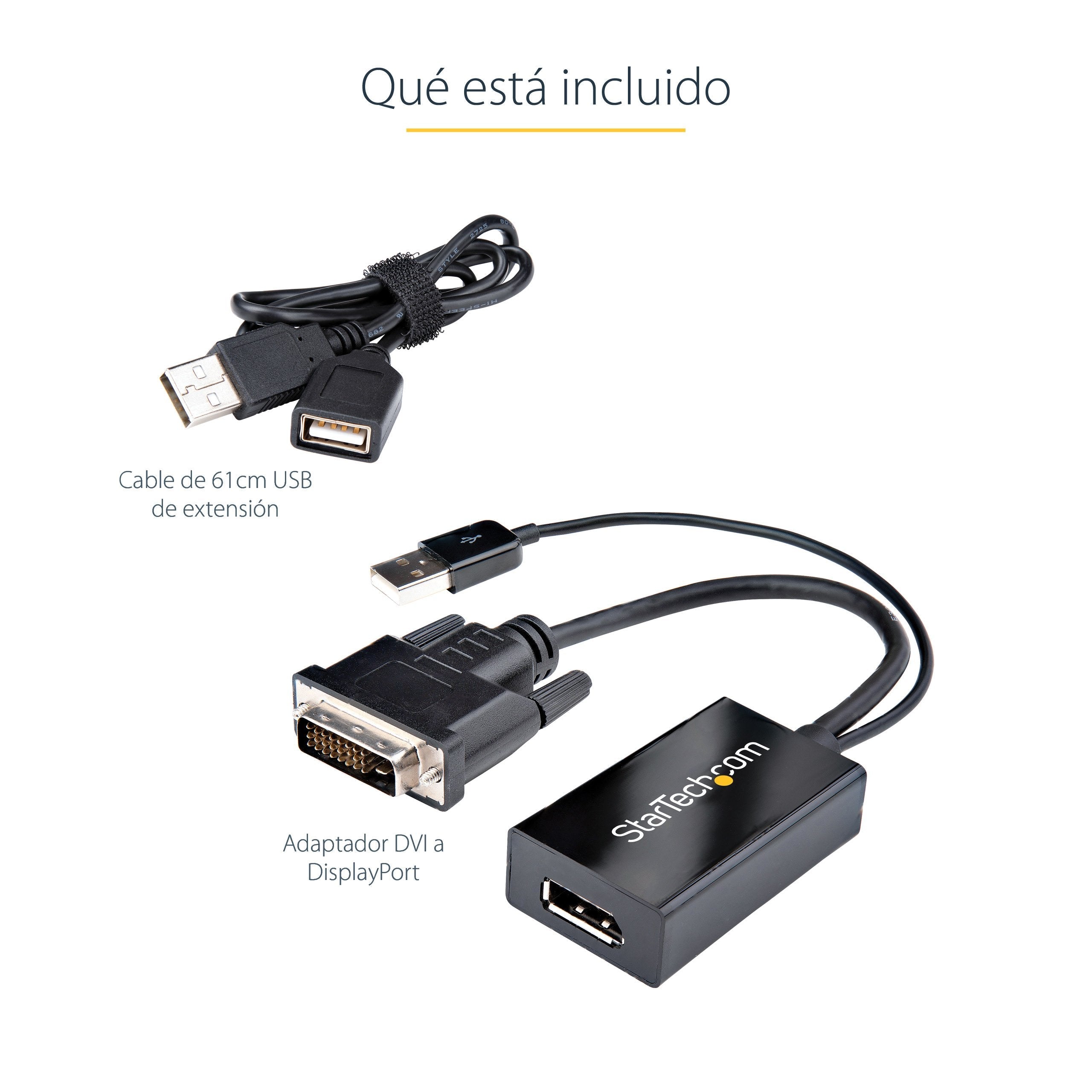 EAN 0065030875851 - StarTech.com DVI2DP2 adaptador de cable de vídeo 0,254 m Negro imagen 15