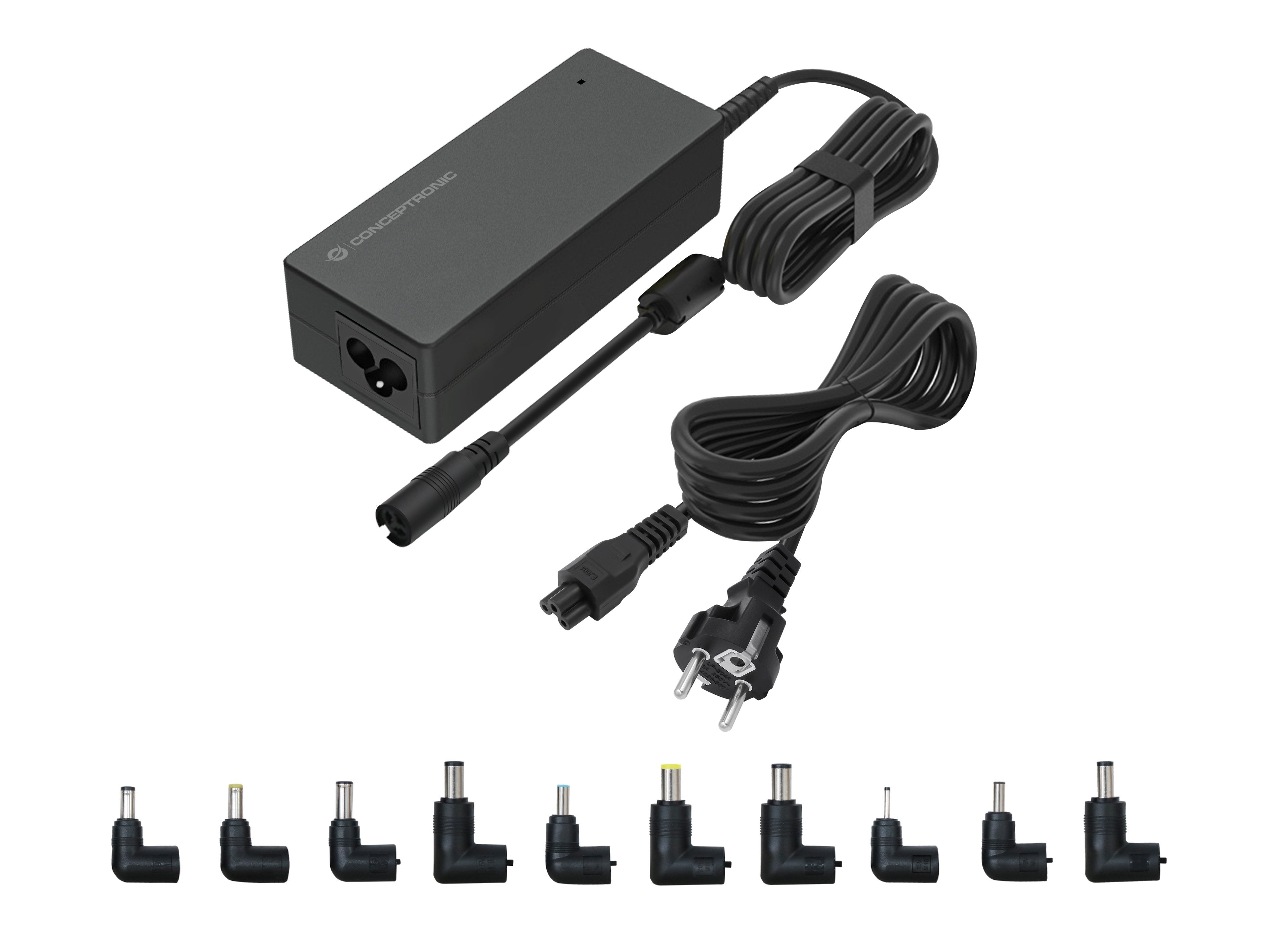 EAN 4015867242537 - Conceptronic OZUL08B10 adaptador e inversor de corriente Interior 90 W Negro imagen 1