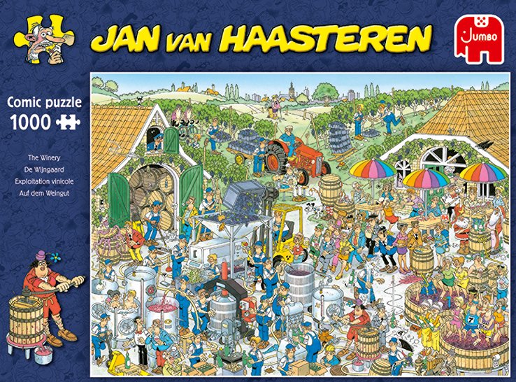 Jan Van Haasteren - The Winery, 1000 Piece Puzzle (19095)