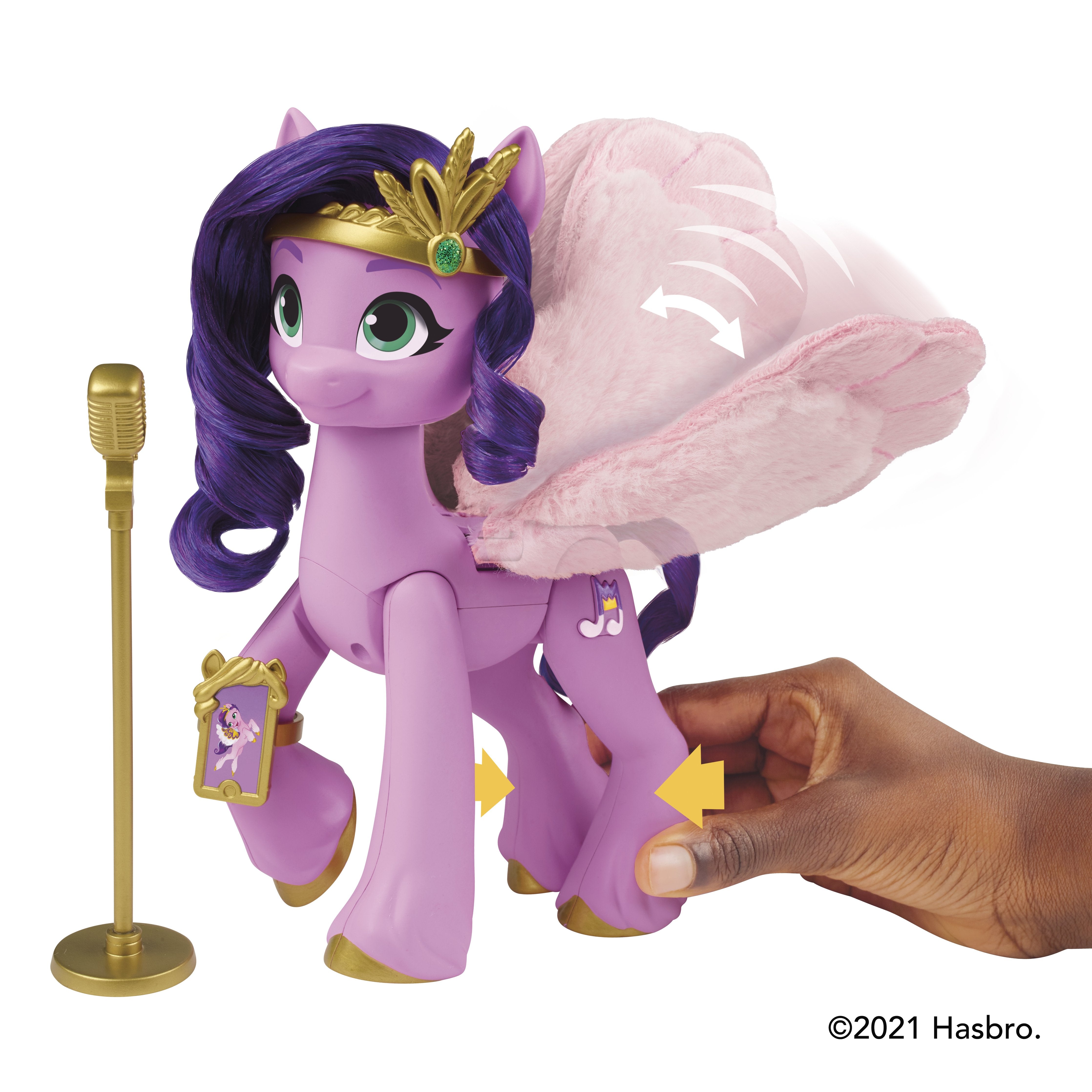 My Little Pony - A New Generation Musikstar Pipp Petals, Spielfigur Rosa/Lila
