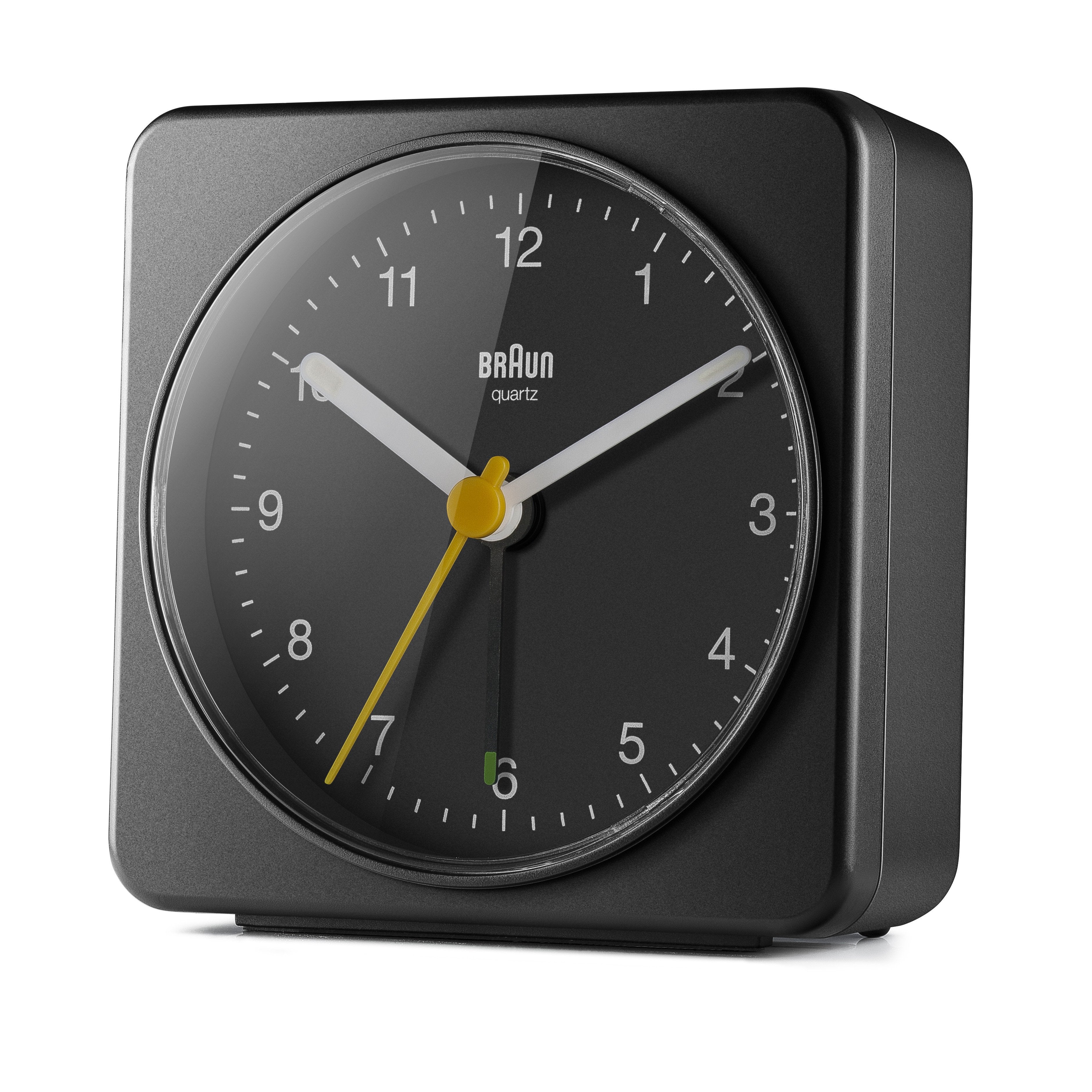 Braun Bc03b Klassischer Analoger Wecker Con Schlummerfunktion Y Licht, Negro